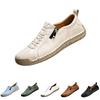 Casual Low Top Round Toe Unisex Shoes with Side Zipper and Lace-Up Design Lightweight Comfortable Walking Footwear