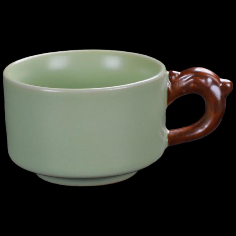 

ZISIZ Ru Ware Dragon Handle Teacup