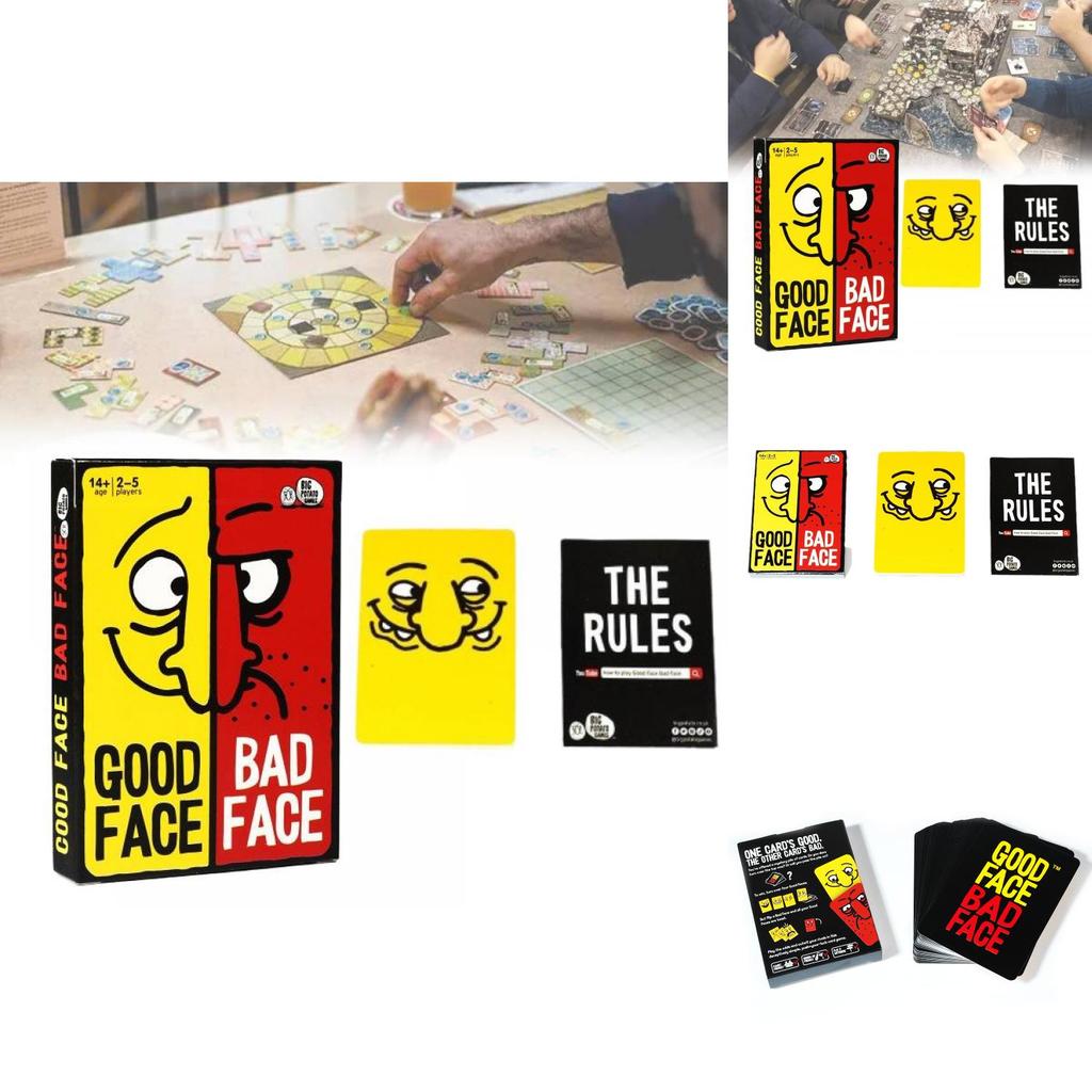Good Face Bad Face Funny Face Masks For Hilarious Party Games And Family Fun