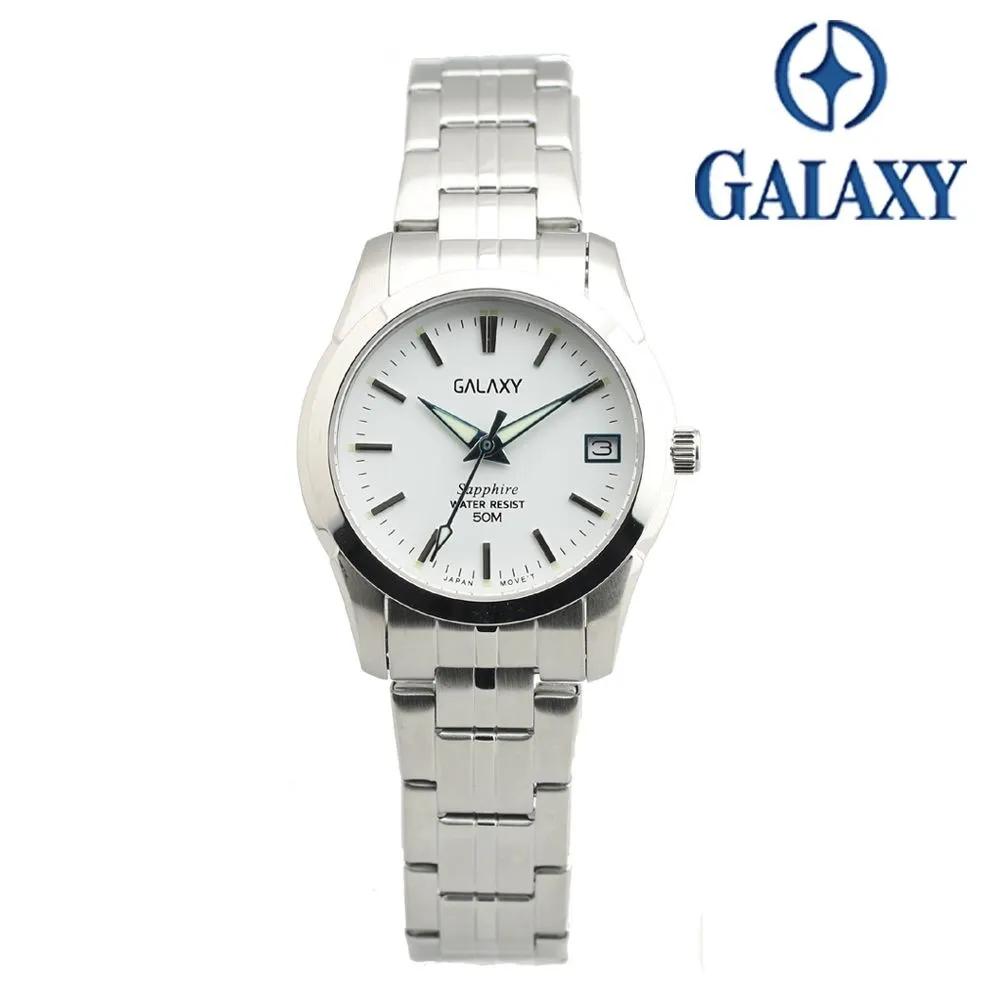 Galaxy Sapphire Glass Luminous Men's/Women's Couple Wristwatch QA9012MA/QA9012FA