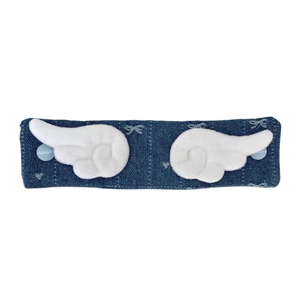Portable Cable Winding Buckle Cowboy Star Angel Wings Fabric Cable Organizer For Travel Headphone & Charging Cable Storage