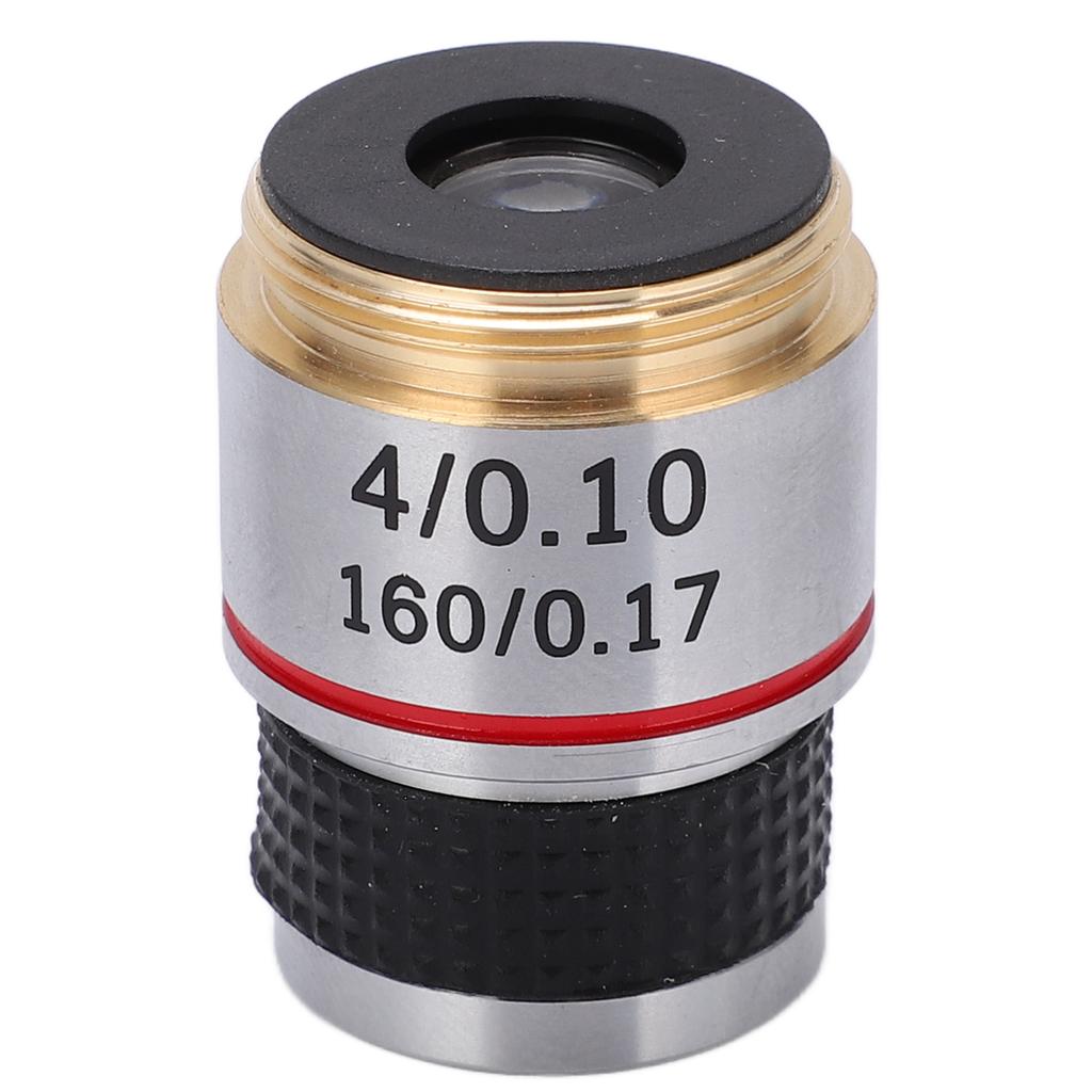 185 Achromatic Objective Lens Clear Standard 20mm Thread Biological Microscope Objective4 0.10