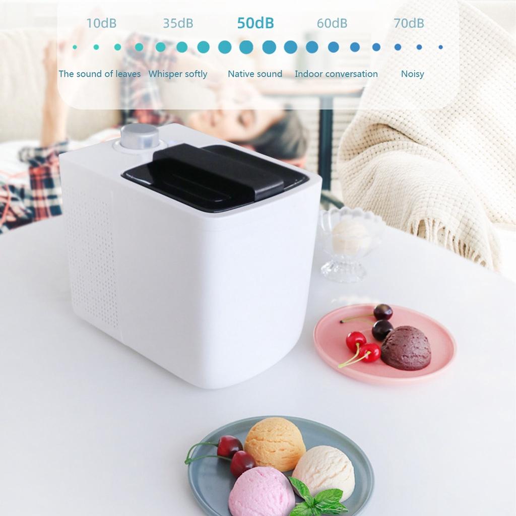 60W Soft Hard Italian Ice Cream Maker Machine 500ML Household Full Automatic Sorbet Fruit Dessert Yogurt Ice Maker