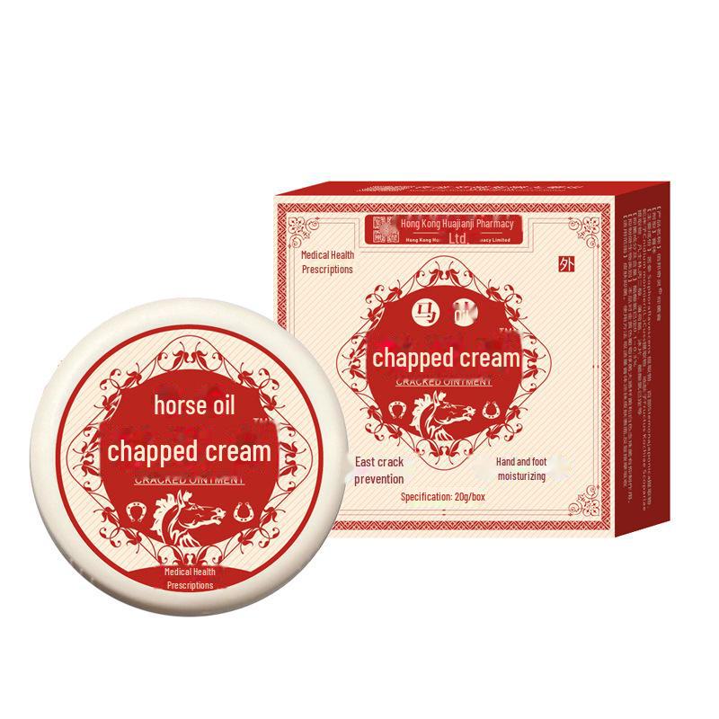 Horse Oil Creme für rissige Hände und Füße im Winter