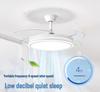 Invisible Silent Variable Frequency Ceiling Fan with Light for Living Room or Bedroom