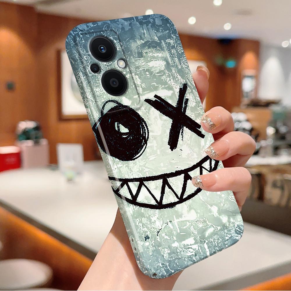 All-inclusive-Film-Telefonhülle, Cartoon-Modedesign, Hartschale, vollständige Abdeckung, stoßfeste Kamera-Schutzhülle für OPPO Realme OnePlus Infinix Tecno