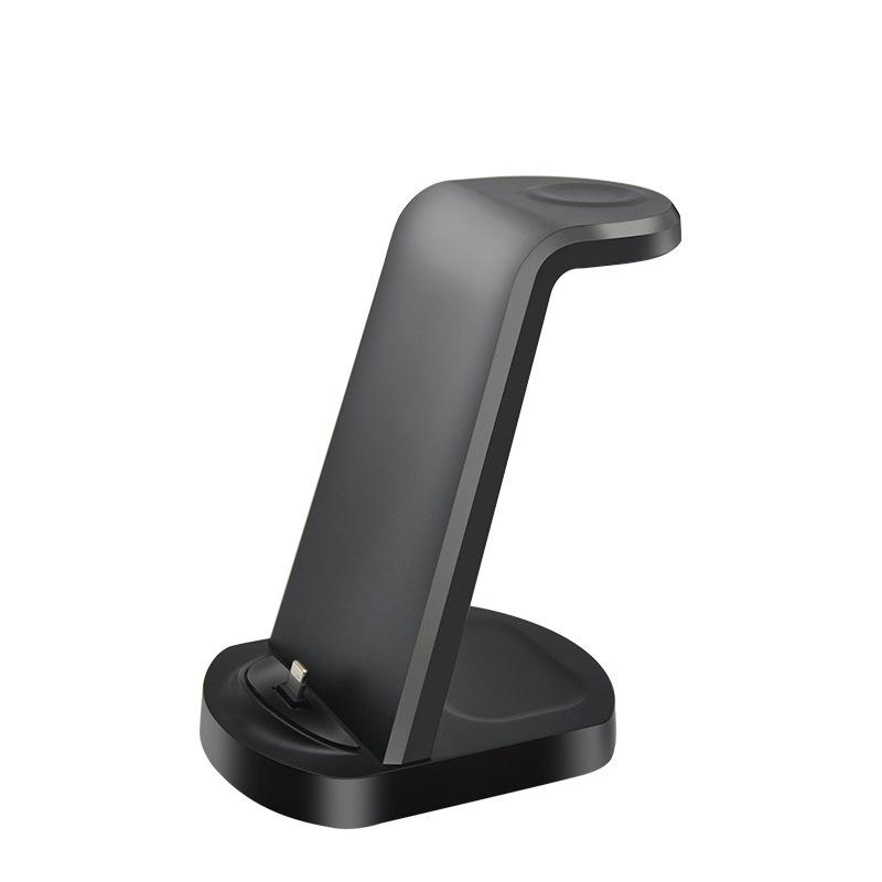 

Беспроводное зарядное устройство «три в одном» для устройств Apple: Подставка для телефона, часов и наушников