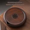 Chinese-Style Heavy Bamboo Pot Tray Water Storage Tea Table Bamboo Solid Wood Pot Mat Small Number Tea Tray Storage Kettle Tray