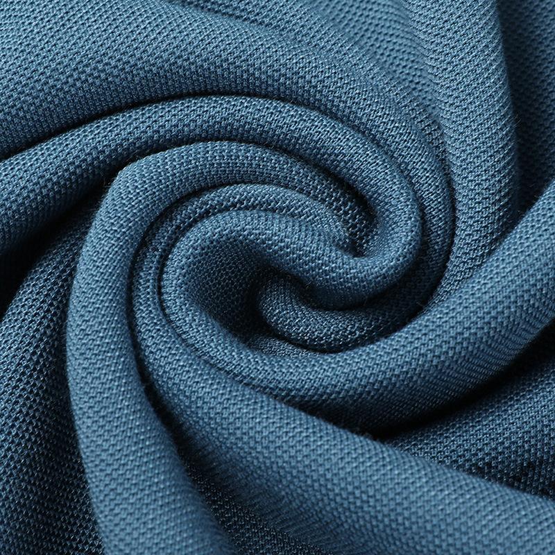 Jarní a podzimní nové pánské tričko s dlouhým rukávem pro mladé a středního věku Pánská volná polokošile Potištěný top