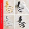 Hair Dryer Organizer Rack Aluminum Bathroom Hairdryer And Straightener Holder Wall Mounted Shelves Accessories Blower Shelves