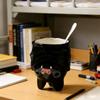 Bat Upside Down Shaped Mug Cute 3D Inverted Bat Resin Coffee Mug With Stable Weighted Base Creative Animal Tea Cup Home Decor