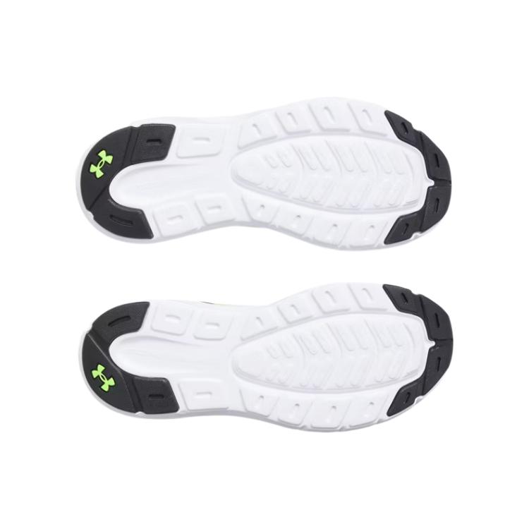 Under Armour Rogue 5 GS White Black Hyper Green Kids Sneakers 3028269-100