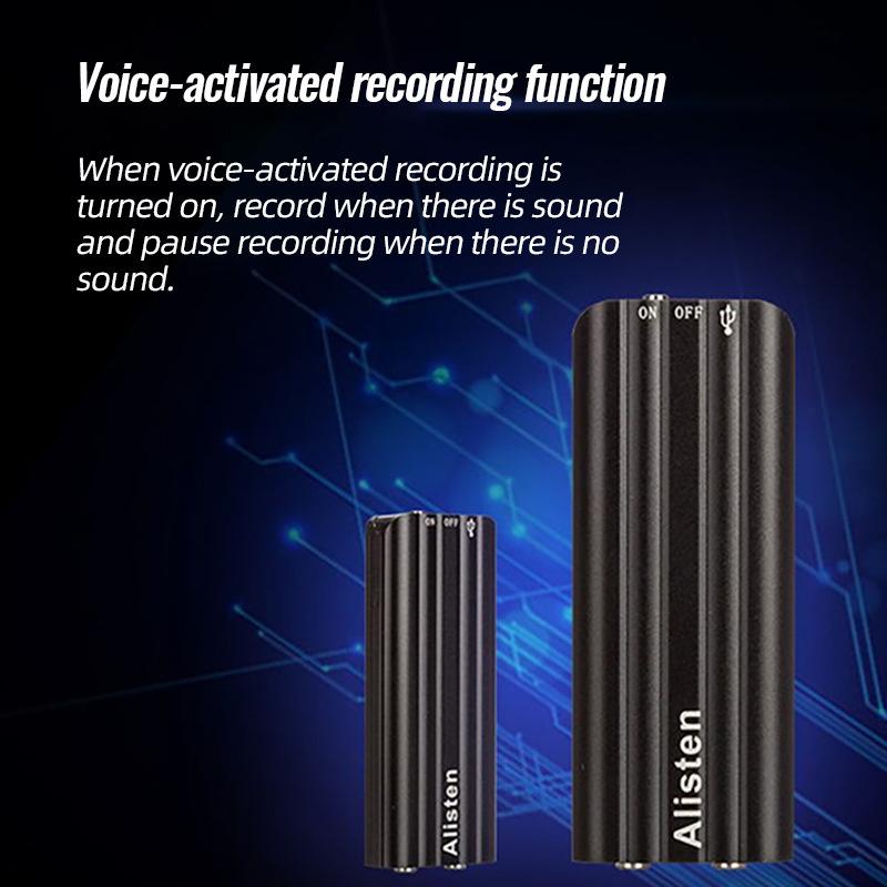 Q21 Back Clip Learning Conference Ultra Long Recording Pen Mp3 Ai Intelligent High-definition Noise Reduction Voice Controlled Recorder