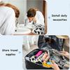 Milk Pattern Toiletry Bags, Makeup Travel Bag, Waterproof Portable Pu Toiletry Bag With Zipper - DD0