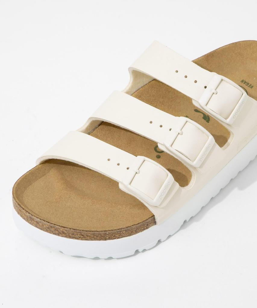 Birkenstock Florida III Flex Platform Birko-Flor Sandal EGGSHEL 1029751