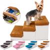 Foldable Storage Pet Dog Dog Stairs Steps On Bed Sofa Puppy Climbing Ladder