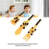 1-teiliges Baustellen-Essset für Kleinkinder mit Baggergabel und -löffel, Baustellenbesteck für Kleinkinder