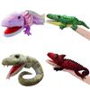 Adorable Lizard Puppet Plush Toy Soft Reptile Stuffed Animal For Kids Customizable Picture Design Short Plush 50cm Height