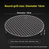 Food Grade 304 Stainless Steel Square Grill Mesh Pork Smoking Rack Charcoal Grill Cooking Tool for Indoor And Outdoor BBQ