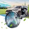 Car Fan 12V/24V Large Wind Three Speed Control Light and Portable Suction Cup Single Head 360 Degree Adjustable Car Fan