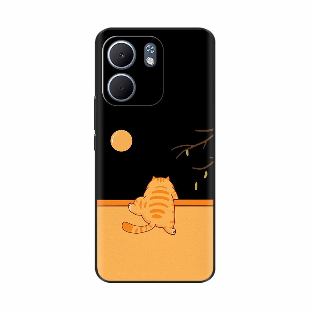 Phone Case For OPPO A5x Case 2025 Cute Painted Soft Black TPU Silicone Bumper Cover For OPPO A5x 4G 5G oppoA5X Cases Funda Coque