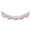 Scalloped Fringe Banners for Glittering Birthday Parties Glittering Decoration Photo Booth Backdrop PET Party Deck