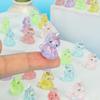 10 / 20pcs Cute Mini Resin Unicorn Figurines Miniature Glitter Unicorn Tiny Animals Figures Ornament Ideal for DO-IT-YOURSELF Fairy Garden