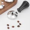 Prensa de Pó de Café 51/53/58mm Cabo de Madeira de Alta Qualidade com Base de Aço Inoxidável Para Espresso Concentrado Cozinha Durável