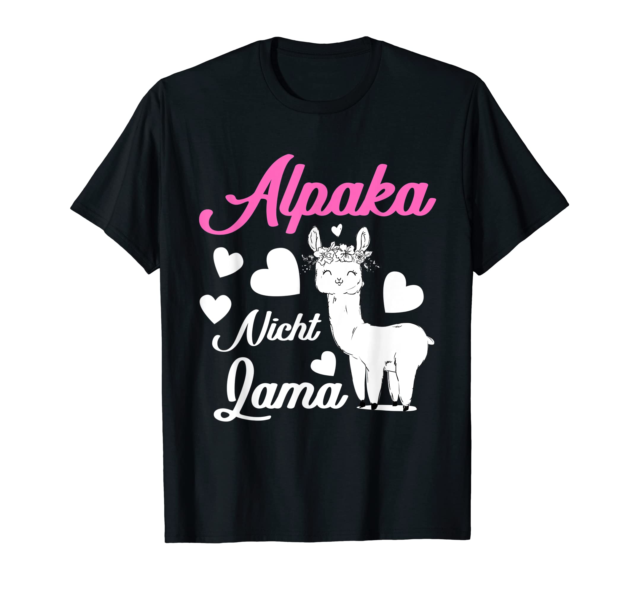 

Alpaca Not Lama Funny Alpaca Design T-Shirt