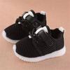 Kids White Led Shoes Soft Mesh Upper Cushioned Footbed Anti-skid Sole