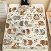 1PC Cute Animals Print Flannel Blanket, High Quality All Seasons, Home Decor, Warmth and Comfort, Perfect for Christmas Gifts