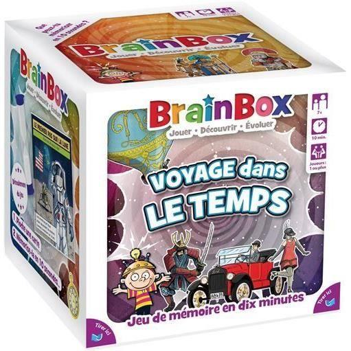 Asmodee Jeu dambiance BrainBox Voyage dans le Temps - 5025822133366