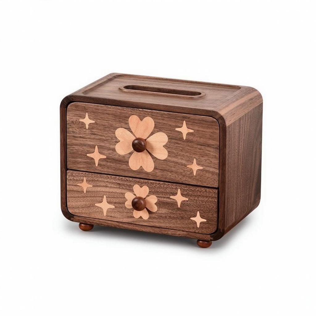 Tissue Box with Opening Aesthetic Cover Base Decorative for Desktop, Living Room,