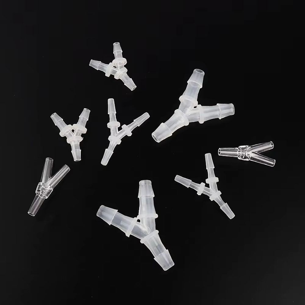 10Pcs Plastic 3 Way Connector PP PE Hose Fittings for Aquarium Fish Tank Fittings