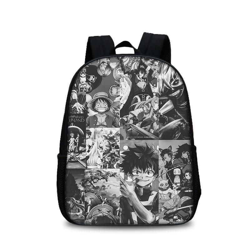 Anime One Piece Cartoon Design Boy Oxford Fabric Backpack  For Activities School