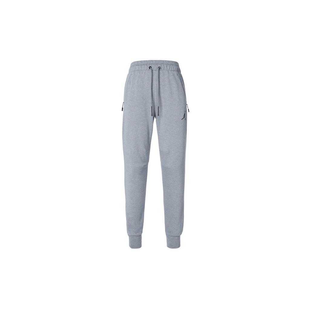 Jordan Knitted Sweatpants Men's Gray Moderate Straight Fit Pants 809475-065