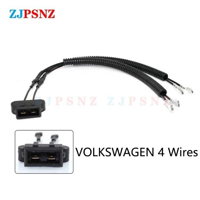 Zástrčka klaksonu do auta 4vodičová vlnitá trubka Vyhrazená zástrčka na šnečí klakson Konverzní zástrčka do auta