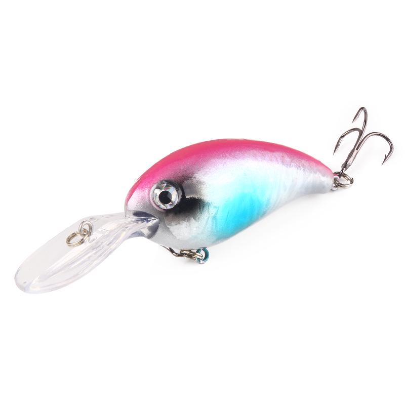 Luya Bait Rock Little Fat Man 18 Color Bronzing External Laser 10cm/13.6g Simulation Fake Bait Hard Bait Fishing Gear