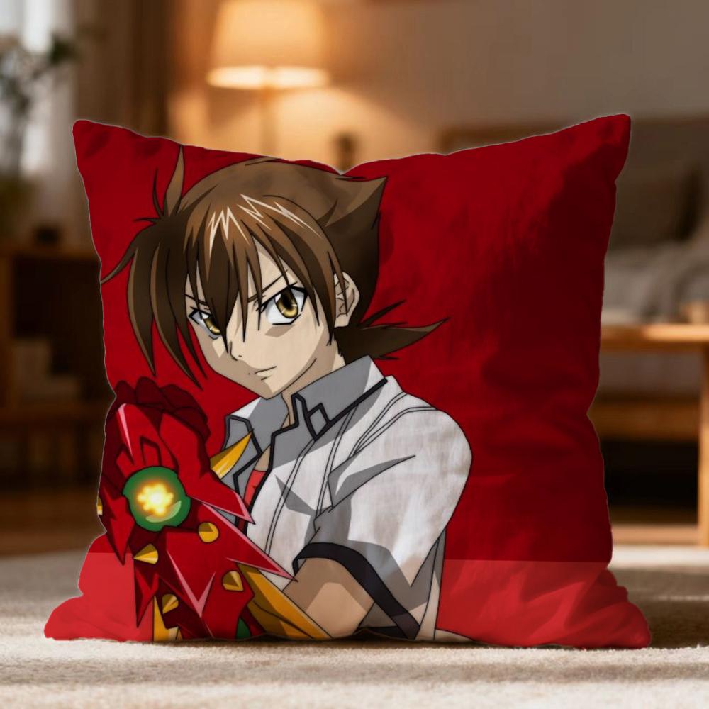 Popular H-HHigh School DxD Cushion Cover Soft Washable Pillow Case Multi-Scene for Couch Bed Travel Office Use