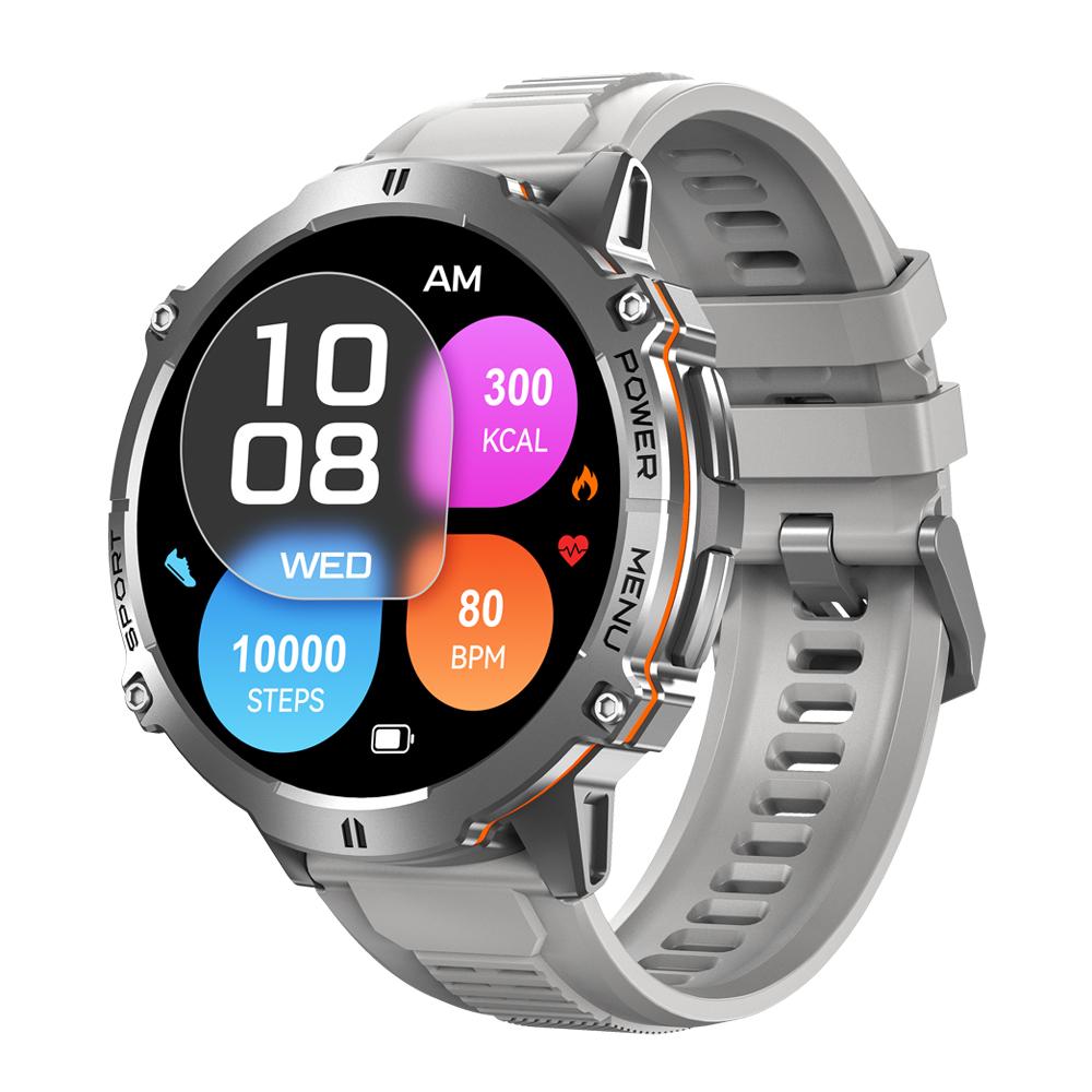 

New VD45 Smartwatch Man Woman Bluetooth Call Voice Assistant Heart Rate Fitness Sports Long Battery Life Smart Watch серебряный