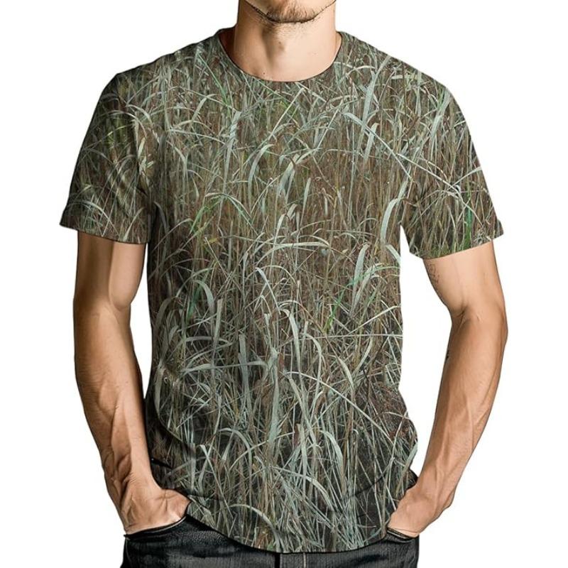 Men's Camouflage Pattern Is Suitable for Outdoor Activities, Designed for Summer Ventilation and Exclusive Use