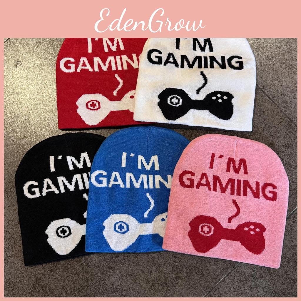 Gaming Im Letter Beanie Knit Hat For Men And Women Casual Style Gift Cap