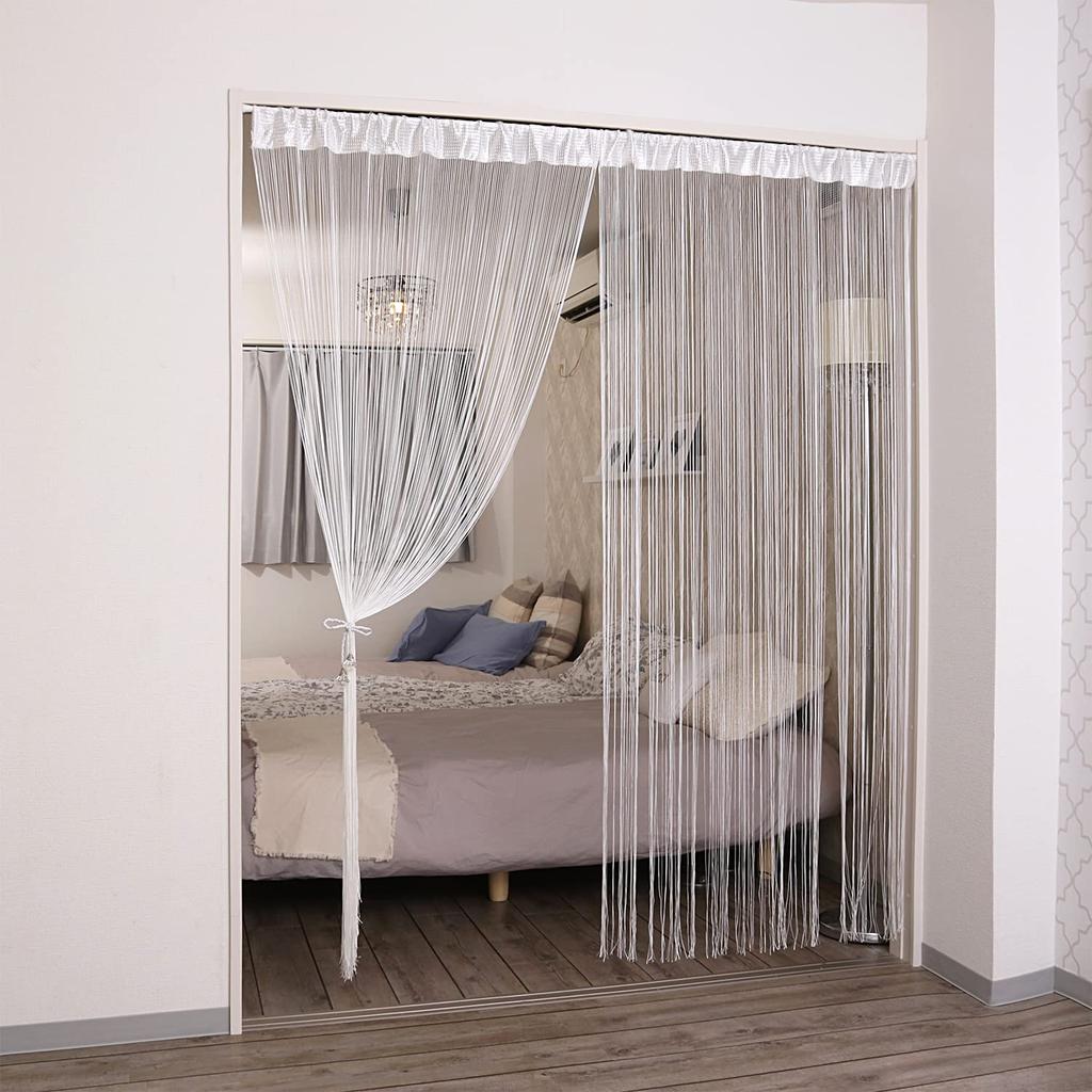 Astro String Set of Width 100 x Length 200 Machine Washable and Can be Used as a Room Divider for Privacy or Can be Cut to Your Preferred Perfect for