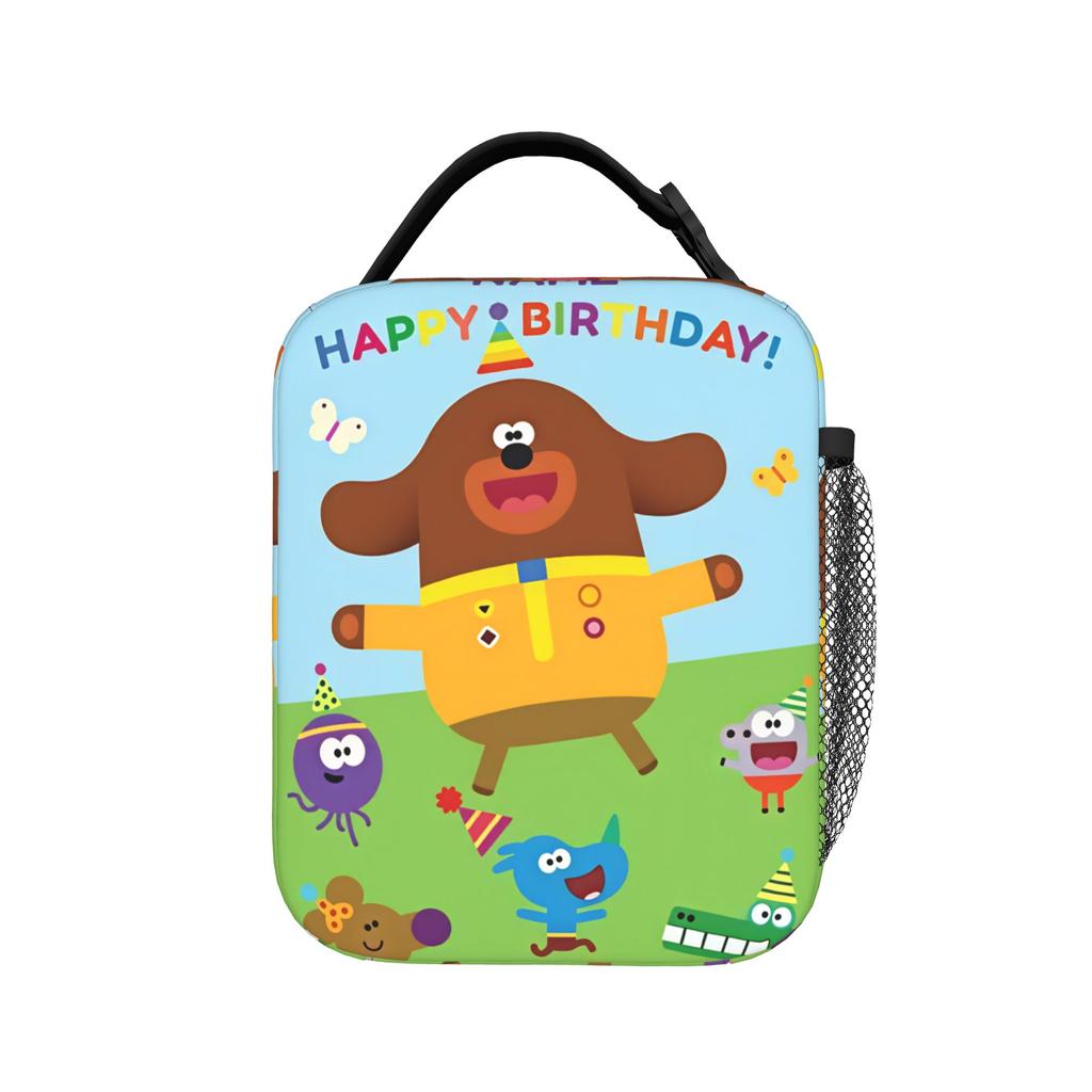 D-Dugges Dog Lunch Bag Portable Lunch Box Child Outdoor Picnic Graphic Cooler Bag Kawaii Oxford Tote Food Bags