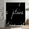 Blue Green Striped Shower Curtain Waterproof Bathroom Decor For Kids Bathrooms White Accents (39 Inches By 72 Inches)