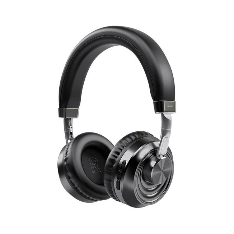 

VJ083 Wireless Over-Ear Metal Bluetooth Gaming Headset with Card Slot сірий колір