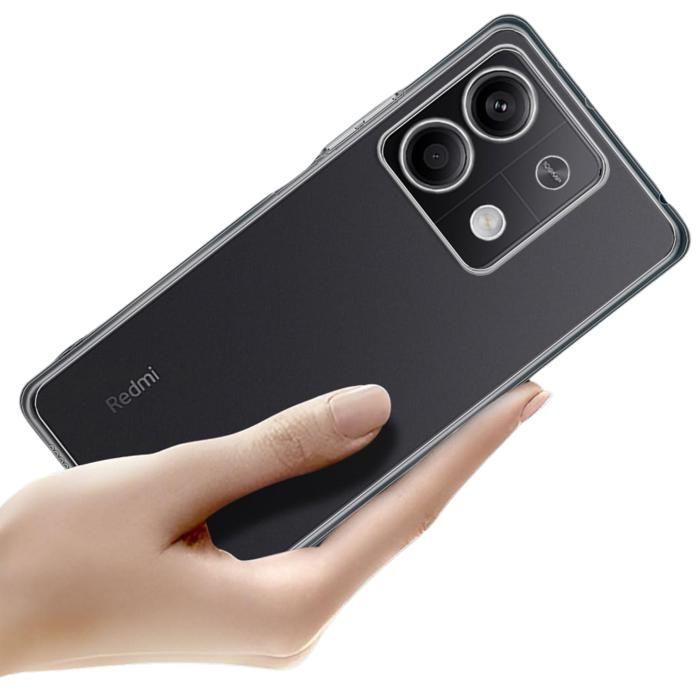 Coque pour Xiaomi Redmi Note 13 5G - Silicone Gel TPU Transparent Protection Souple Ultra Mince Phonillico®