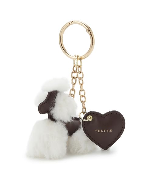 

FRAY I.D. Animal Motif Charm FWGG254344 Women s White F