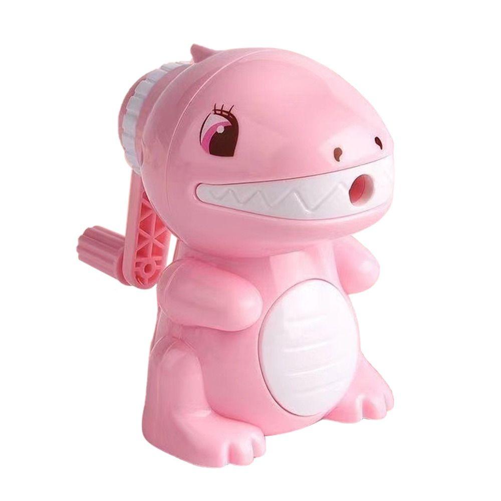 

Anti Sticking Lead Hand-cranked Mechanical Tool Automatically Enters Lead Dinosaur Pencil Sharpener рожевий