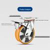 Shengbei Heavy Duty Silent Swivel Caster Wheel with Brake